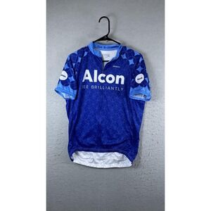 Primal Alcon See Brilliantly‎ Cycling Jersey Mens Large Blue Full Zip Top